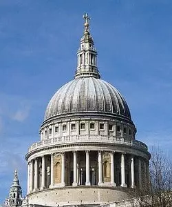 The dome of St. Paul's cathedral