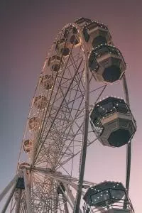 Ferris wheels at carnivals