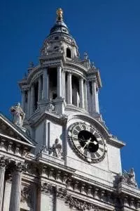St. Paul's cathedral clock tower