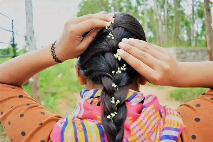 Trend Setting City 7 Indian woman in braid