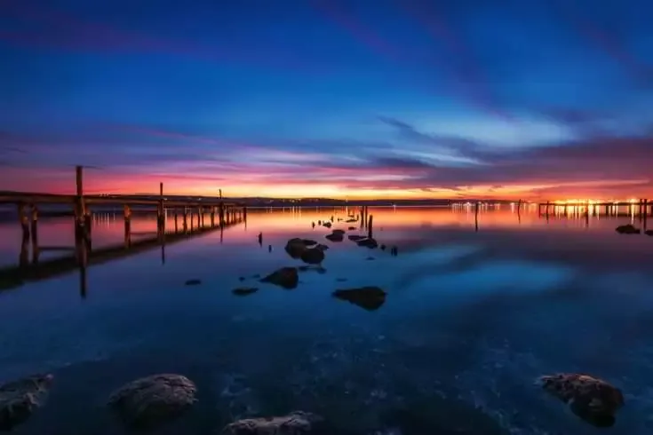 Moral Science with Mother Nature 5 Sunset over lake