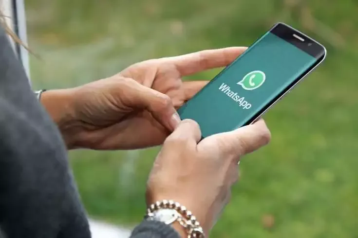 Vice-chancellor of R.G.V.P College Prepares for Online Exams 9 Man using Whatsapp on his phone