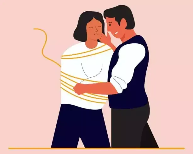 Top Signs You Are Falling for The Wrong One 7 toxic relationship concept illustration violence against women