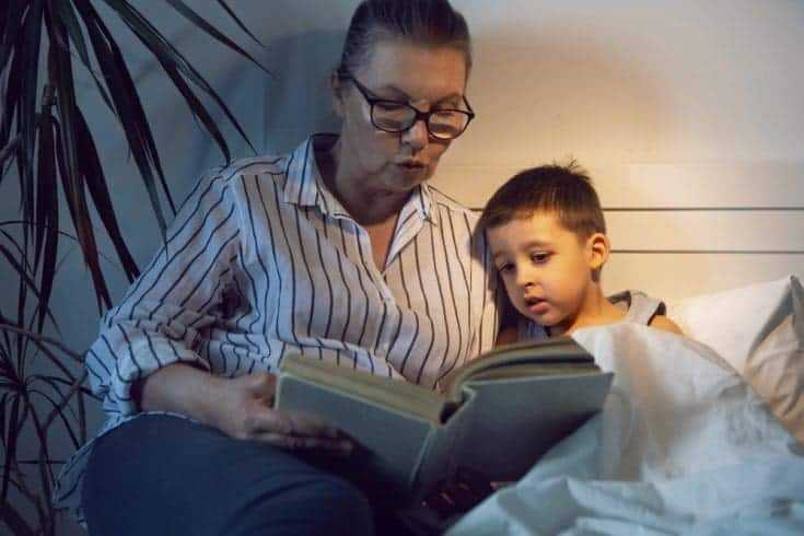 5 Wonderful Books for People Who Have Just Started To Read 10 A grandmother reading her grandson a story Books for People
