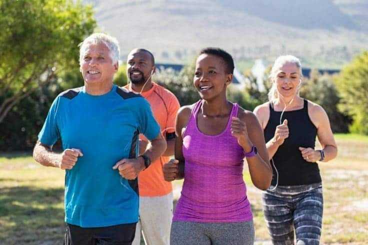 Get Everything You Want In Life - 5 Best Steps 11 A group of senior people jogging on a bright sunny day