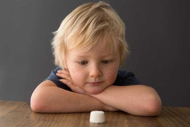 13 Simple Life Hacks 10 Simple Life Hacks. Cute child staring at a marshmallow and showing self control