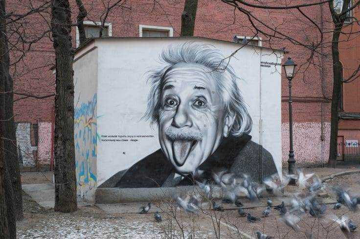 10 Signs of Brilliant Minds 12 Portrait of Albert Einstein with his tongue out