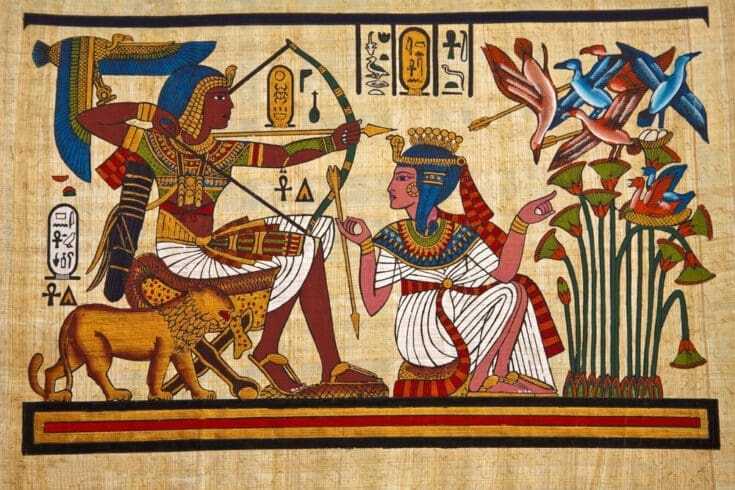 Who Invented School and Why: 5 Fascinating Traditions 11 Antique egyptian papyrus