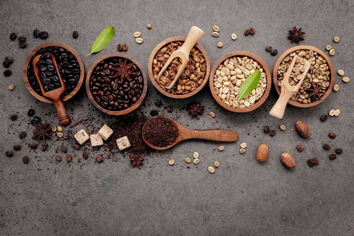 Unique And Adorable 6-Month Baby Photoshoot Ideas at Home 15 Ground coffee beans