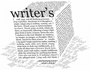 Straight from the Writer's Desk To The Writer's Block! 1 The Writers Block..sigh!