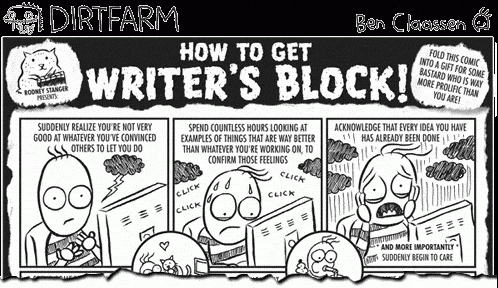 Straight from the Writer's Desk To The Writer's Block! 3 The list of dont's!