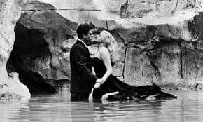 Contemplating a Good Old Italian Movie..... 11 The most iconic scene in cinema history; Anita Ekberg and Marcello living a momentary fantasy beneath the Trevi Fountain