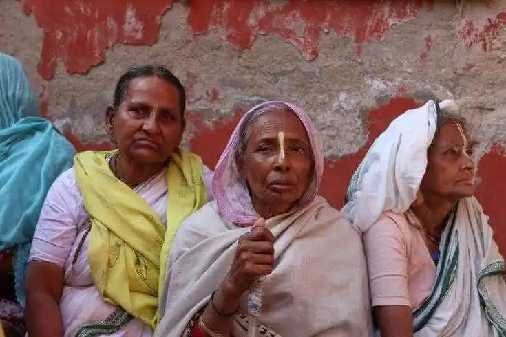 Top 15 Strange Superstition in India 10 A portrait of three widows