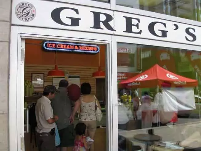 Greg ice cream shop