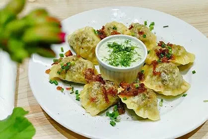 what to eat with pierogies
