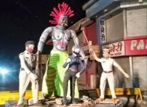 Lockdown Creativity: Man dresses as Yamaraj, God of Death 3 Lockdown Creativity: Man dresses as Yamaraj, God of Death 3