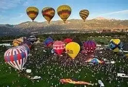 12 Best Hot Air Balloon Festivals In The World 10 Colorado Springs Labor Day Lift Off