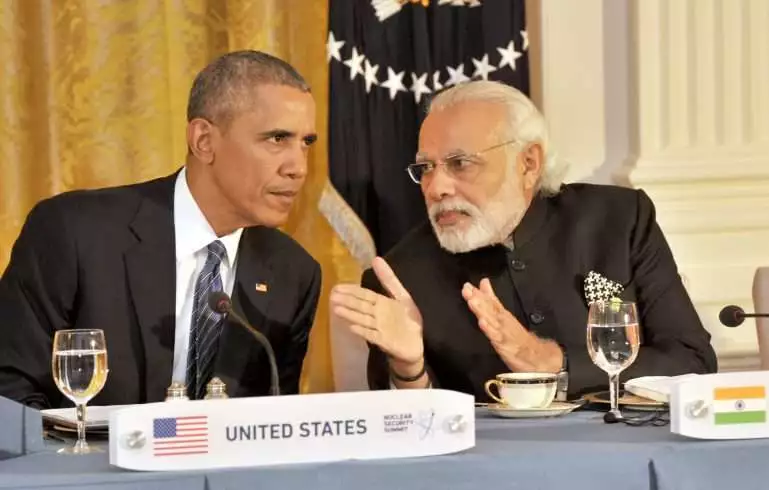 Barack Obama and Modi