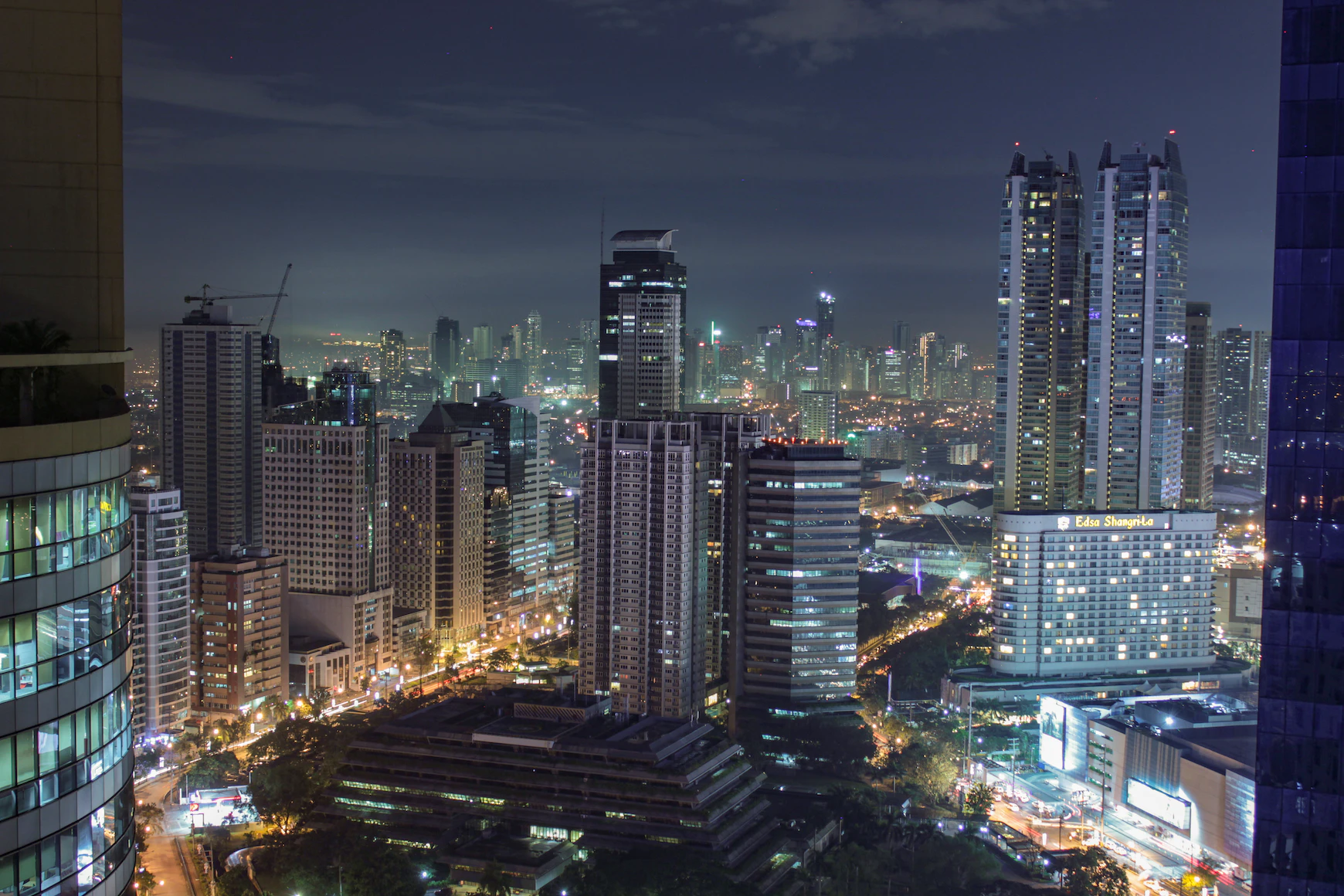 Manila city lights