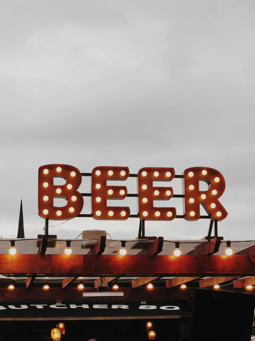 Beer signboard